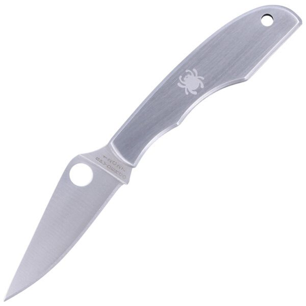 Nóż składany Spyderco Grasshopper Stainless Steel, Plain 12C27 (C138P)-1