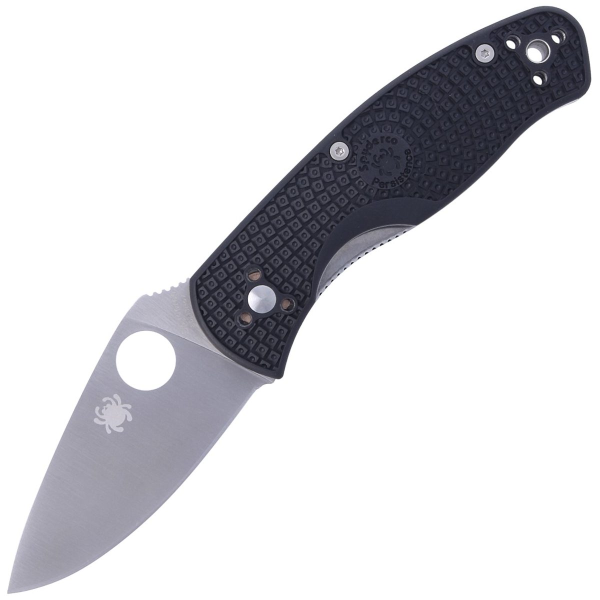 Nóż składany Spyderco Persistence Lightweight FRN Black, Plain 8Cr13MoV (C136PBK)-1