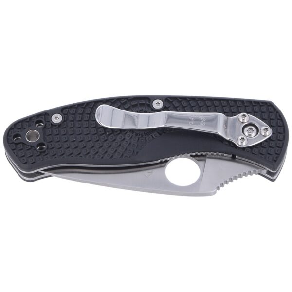 Nóż składany Spyderco Persistence Lightweight FRN Black, Plain 8Cr13MoV (C136PBK)-2