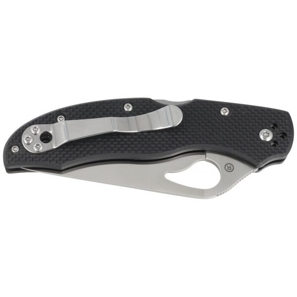 Nóż składany Spyderco Byrd Harrier 2 Black G-10, Combo Edge 8Cr13MoV (BY01GPS2)-2