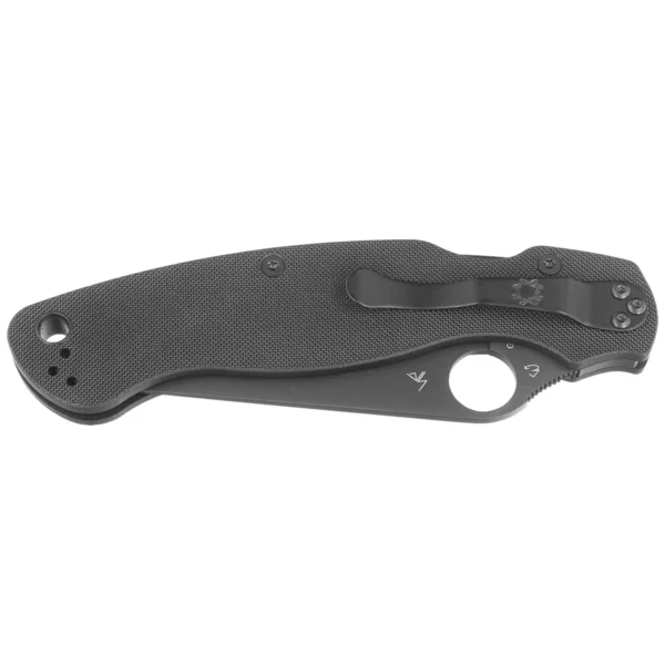 Nóż składany Spyderco Military 2 Black G10, Black DLC CPM S30V by Sal, Eric Glesser (C36GPBK2)-2