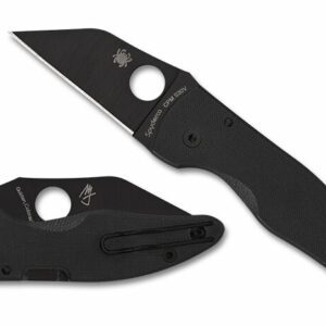 Nóż składany Spyderco MicroJimbo Black G10, Black DLC Plain CPM S30V by Michael Janich (C264GPBK)