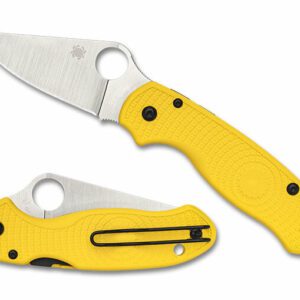 Nóż składany Spyderco Para 3 Salt Yellow FRN, Satin MagnaCut by Eric Glesser (C223PYL)