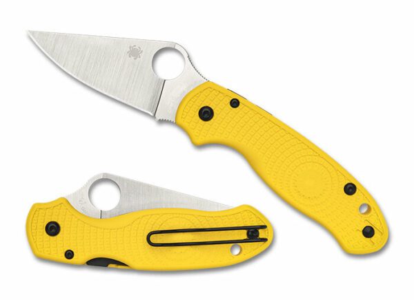 Nóż składany Spyderco Para 3 Salt Yellow FRN, Satin MagnaCut by Eric Glesser (C223PYL)-1