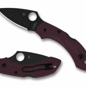 Nóż składany Spyderco DragonFly 2 Sprint Run Burgundy FRN, TiCN Micro-Melt PD#1 by Sal Glesser (C28BGBK2)