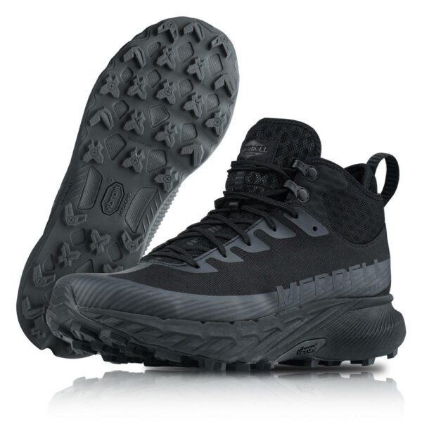 Merrell - Buty Agility Peak 5 Tactical Mid GTX - Czarny - J005771-1