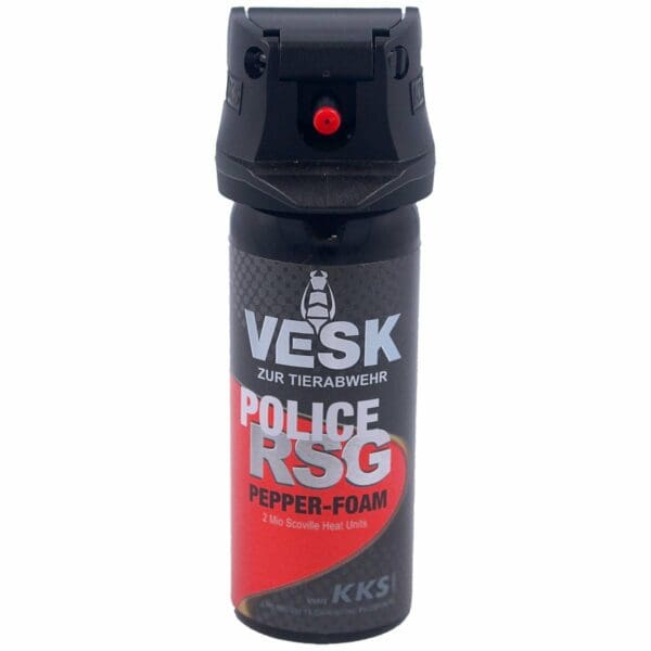 Gaz pieprzowy KKS VESK RSG Police 2mln SHU, Foam-Piana 50 ml (12050-F)-1